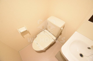 【トイレ】 | ラグゼ桜ノ宮 | シンプルで使いやすいトイレです