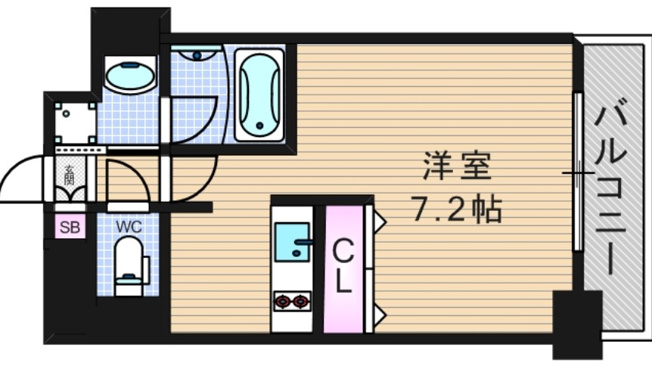【間取り】 | アスヴェル難波EAST