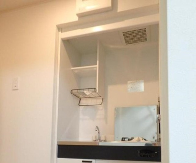 【キッチン】 | トライアングル蒲田 | 1口ガスコンロ