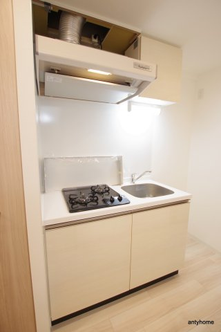 ワールドアイ難波南PORTA 仲介手数料無料のキッチン