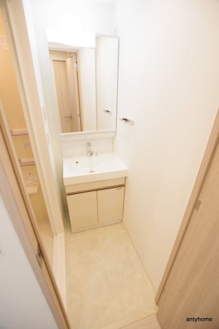 ワールドアイ難波南PORTA 仲介手数料無料の洗面所