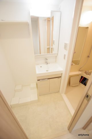 ワールドアイ難波南PORTA 仲介手数料無料の洗面所