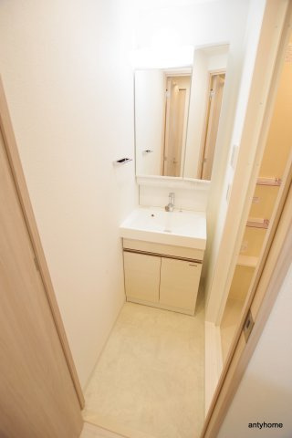 ワールドアイ難波南PORTA 仲介手数料無料の洗面所