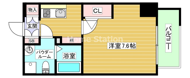 【間取り】 | アドバンス西梅田Ⅳエール