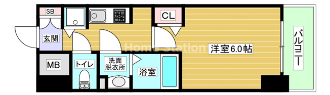 【間取り】 | プレサンス福島ニューゲート