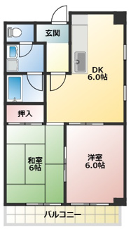 【間取り】 | クレイドルてんい