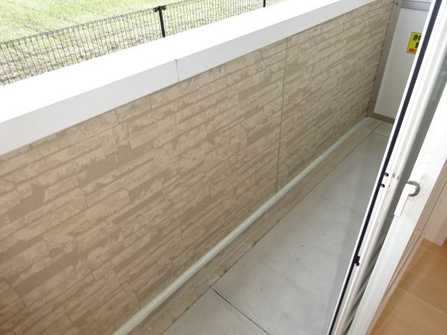 ミルキーウェイ酒津のバルコニー