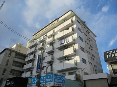 【外観】 | こがねグランドハイツ（八戸ノ里賃貸） | 外観です