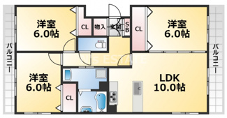 【間取り】 | グリーンレジデンス須磨