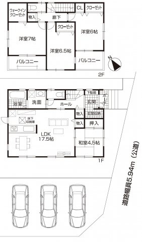 日進市第4東山　全2棟　2号棟＜仲介手数料無料＞南小・日進中　新築一戸建て