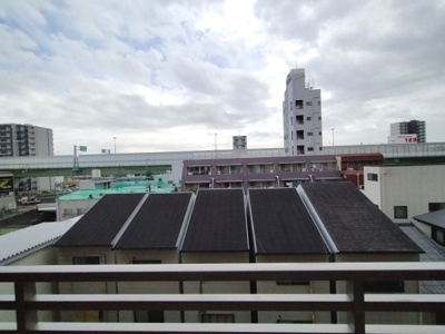 【展望】 | グランディア深江橋ガーデンズ | 4階部分につき、陽当たり良好です。