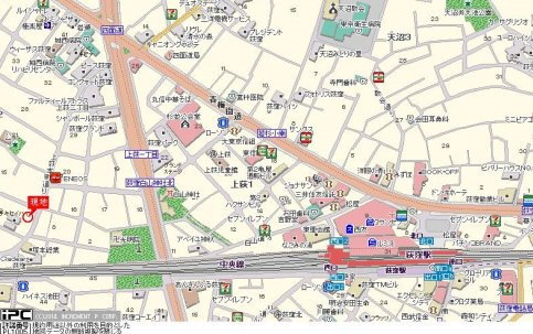 【地図】 | スカイコート荻窪第５