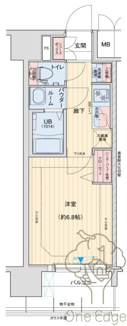 アドバンス大阪ヴェンティの間取り