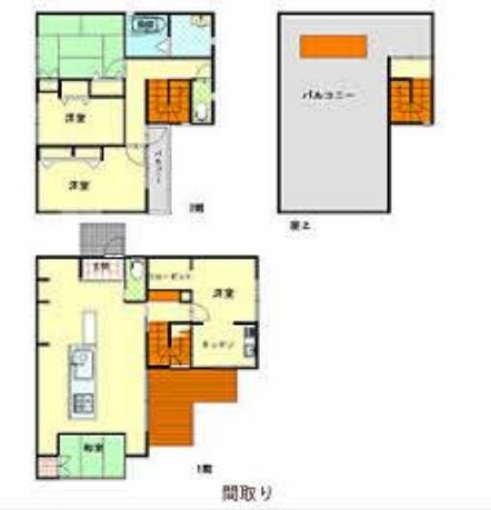 長生郡長柄町皿木　中古戸建の間取り|図面と現況に相違がある場合、現況を優先致します。