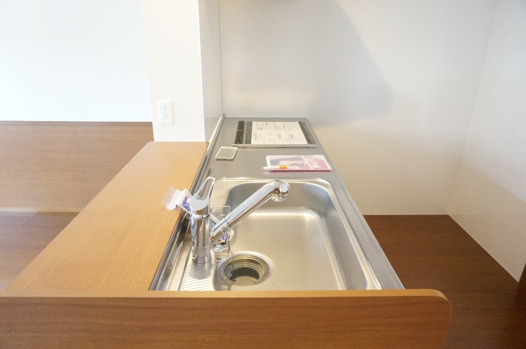 熊本市中央区保田窪２丁目のアパートのキッチン