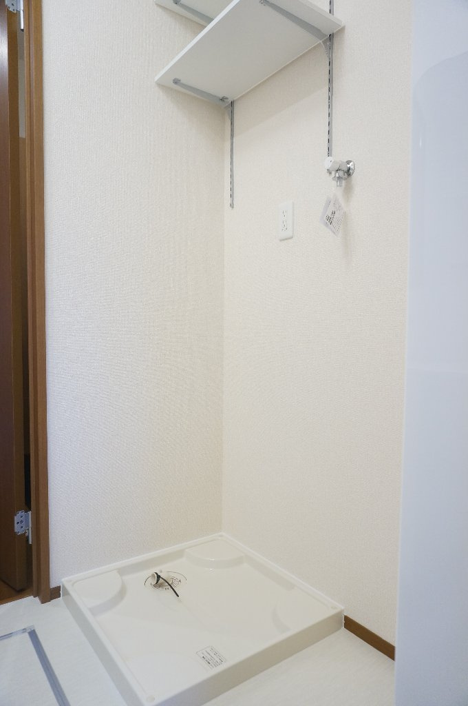 熊本市中央区保田窪２丁目のアパートの洗面所