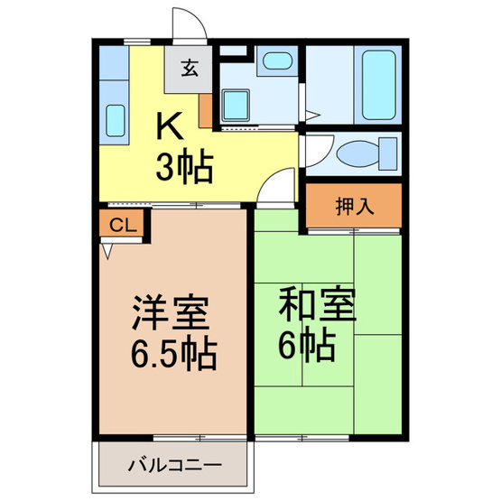 【間取り】 | コーポディマンシュ
