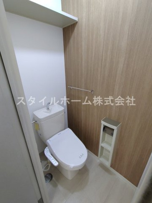 【トイレ】 | 第二大清水ハイツ | 落ち着いた色調のトイレです