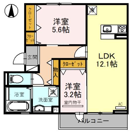 【間取り】 | エスポワール老原