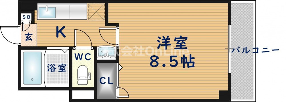 ビューティーセゾン和の間取り