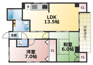 【間取り】 | セントピア西宮