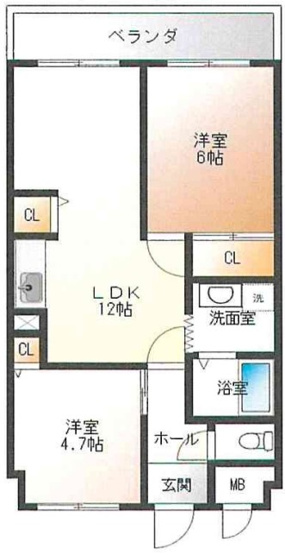 【間取り】 | プランドール土師