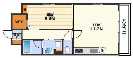 ヴァンドーム梅田北の間取り