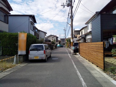 【前面道路含む現地写真】 | 城陽市平川古宮A号地　売土地