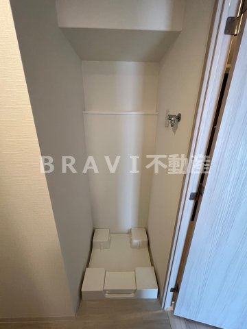 La Douceur谷町（旧 ミラージュパレス谷町ブライト）　BRAVI不動産の洗面所|【ミラージュパレス谷町ブライト】洗濯機置き場