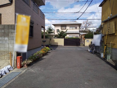 【前面道路含む現地写真】 | 城陽市平川古宮　売土地