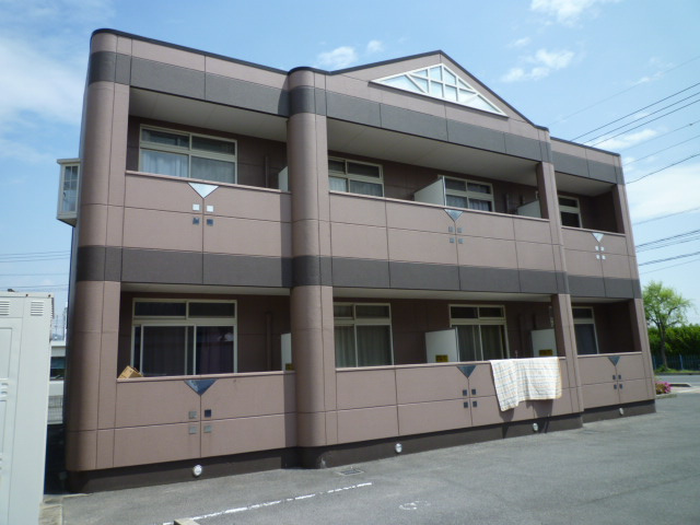 倉敷市日吉町のアパートの外観