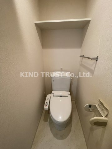 キャピトル天神橋のトイレ|シンプルで使いやすいトイレです