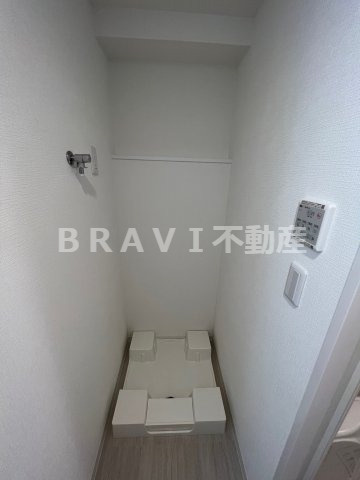 La Douceur谷町（旧 ミラージュパレス谷町ブライト）　BRAVI不動産の洗面所|【ミラージュパレス谷町ブライト】洗濯機置き場