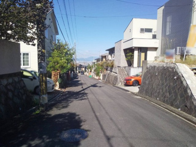 【前面道路含む現地写真】 | 宇治市折居台1丁目　売土地