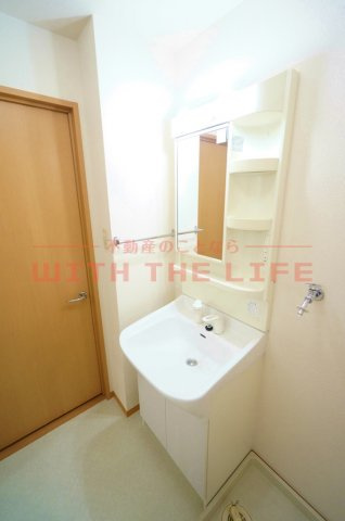 メルベーユ・ドミール【10，000円キャッシュバック対象物件】の独立洗面台|独立洗面台、朝の身支度には欠かせません