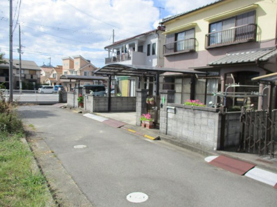 【外観】 | 明石市鳥羽売り土地 | 外溝によっては、駐車台数を増やすこともできるでしょう。