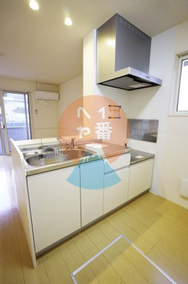 【キッチン】 | アミティエB棟 | ネット無料。キッチンです。