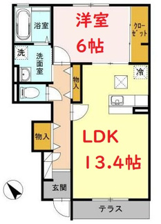 【間取り】 | フォレスト | お部屋の間取り図です。