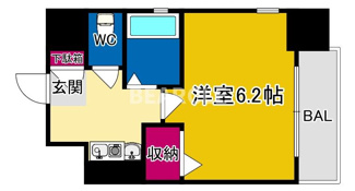 【間取り】 | ベラジオ二条城前