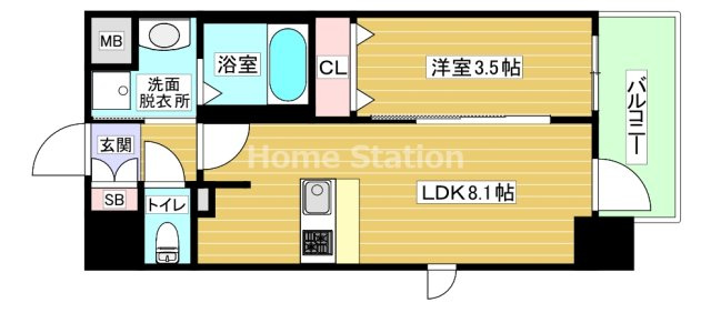 【間取り】 | ファステートOSAKAシティゲート