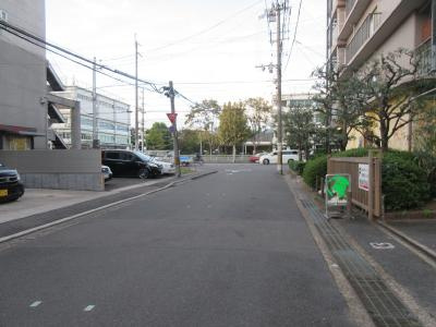 エスパシオ梅津の地図|前面道路