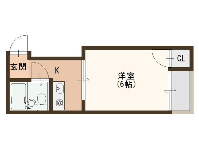 【間取り】 | ヴィラ岸里