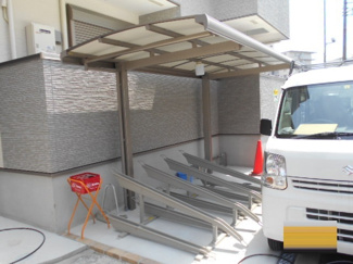 【その他共用部分】 | 敷地内にある駐輪所です