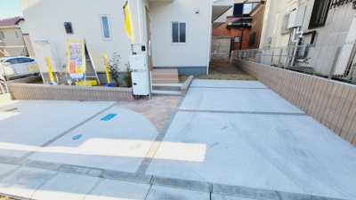 【駐車場】 | リーブルガーデン牛久市上柏田8期 | カースペースは2台可能です！