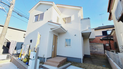 【外観】 | リーブルガーデン牛久市上柏田8期 | ご購入までの流れ、住宅ローンのこと、保険のこと、住まいの全てを見て・聞いて・相談できる！リブパートナーズでは、お客様のご要望に真摯に耳を傾け情報をより迅速にお届けします！些細な事でもお話下さい。