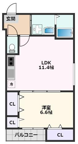 【間取り】 | フジパレス吹田朝日が丘Ⅰ番館