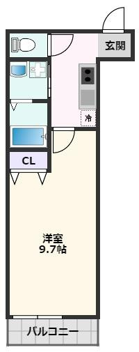 【間取り】 | フジパレス吹田朝日が丘Ⅰ番館
