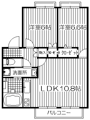 【間取り】 | カーサ観晴丘 | 現況優先です。