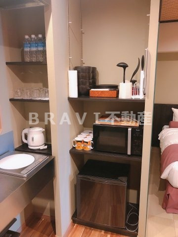 おおきに東心斎橋ビル　BRAVI不動産のキッチン|【おおきに東心斎橋ビル】設備充実