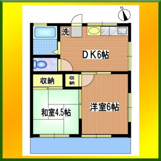 【間取り】 | ハイツ松桂